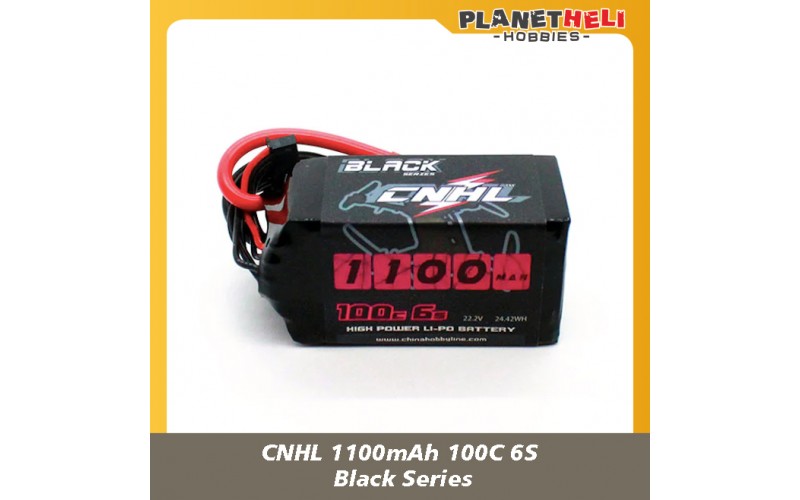 CNHL Black Series 1100mAh 22.2V 6S 100C Lipo Battery